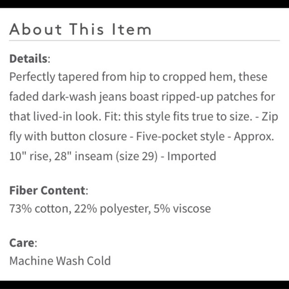 ♻️DONATED♻️ BLANKNYC Distressed Jeans The Rivington High Rise Tapered Black K21 - Picture 10 of 11